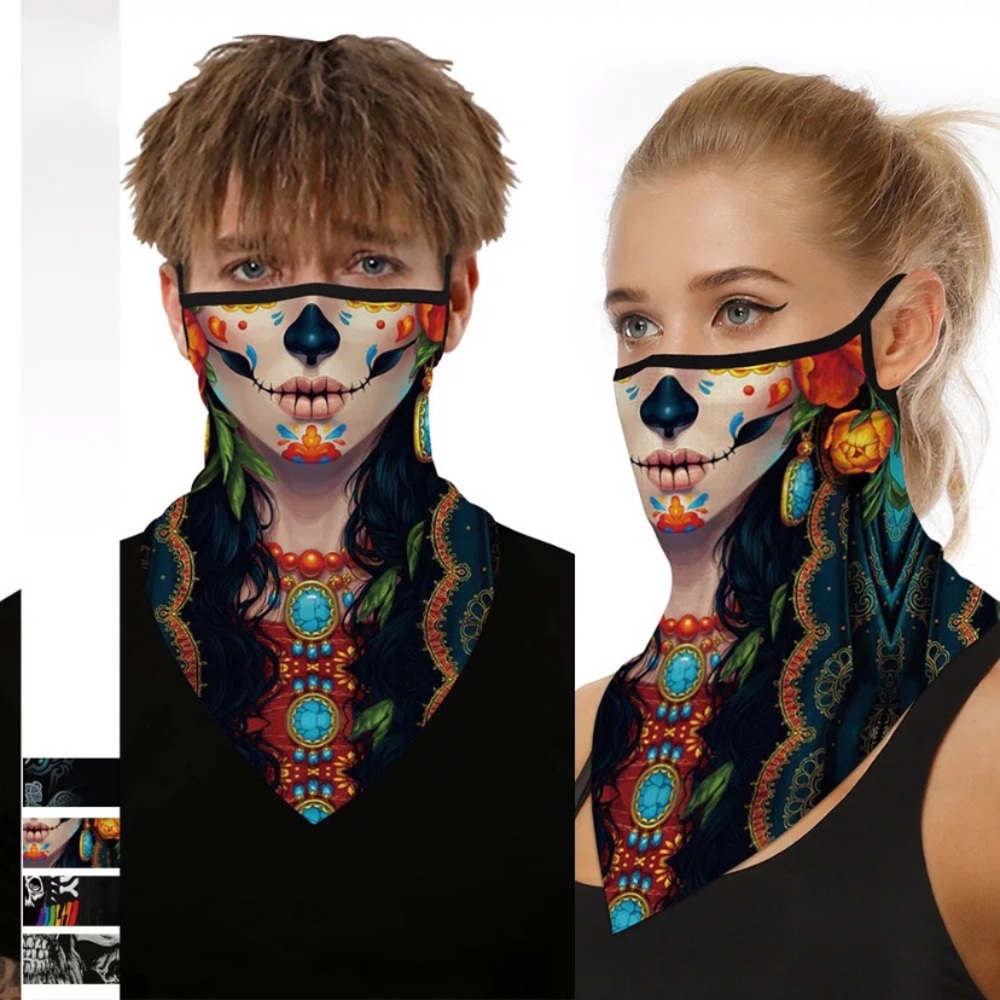 Last 1! Face mask gaiter with ear loops - Picture 8 of 9